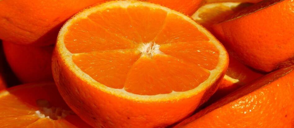 Alimentos color naranja saludables
