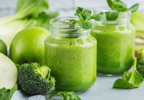 Frutas y verduras verdes excelente fuente de vitaminas y minerales